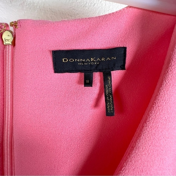 Coral Flutter Sleeve V-Neck Midi Dress - Picture 2 of 4